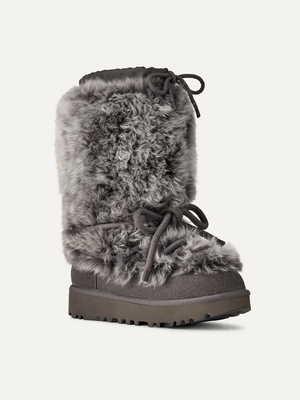 Chaussure classique de type chalet à talon haut pour femmes